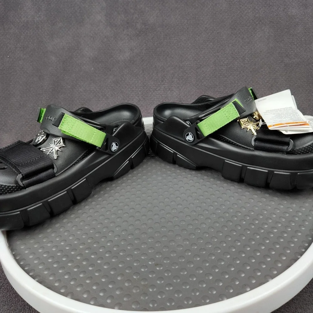 Sankuanz x Crocs Classic Clog Black Mens Size 7 Womens Size 9 206900-001 NEW